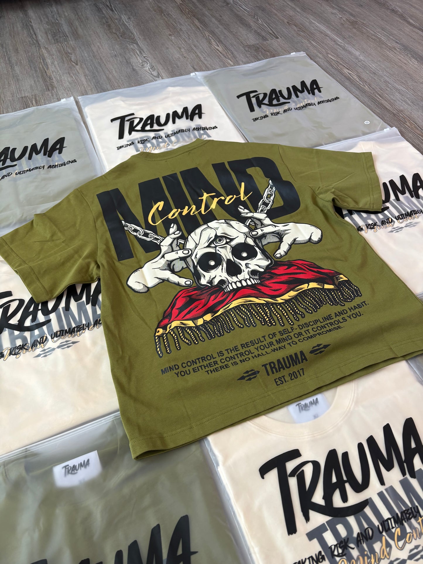 Mind Control Tee Olive