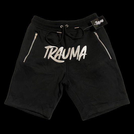 Black Trauma Sweat Shorts